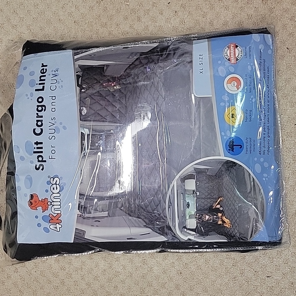MONEY DONATED TO SPCA 4knines car cargo liner dog pet